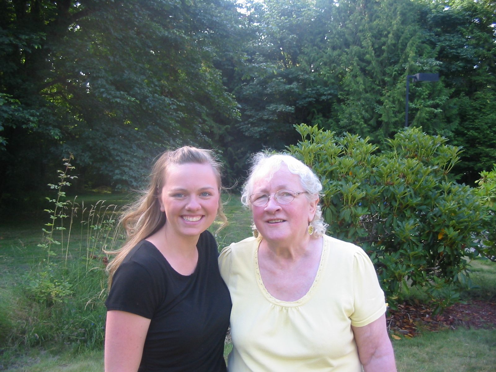 Christina and Grandma Carole 7/26/11